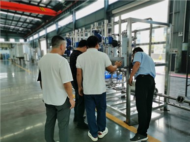 廣東（dōng）金城金素現場驗收